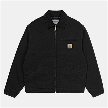 Carhartt WIP Jacket OG Detroit Black / Black aged canvas